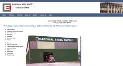 Desktop Screenshot of cardinalsteel.com